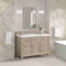 James Martin Vanities 48'' Single Vanity, Whitewashed Oak w/ 3 CM White Zeus Quartz Top 424-V48-WWO-3WZ - alternate 2